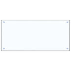 Vidaxl spatscherm keuken 90x40 cm gehard glas transparant