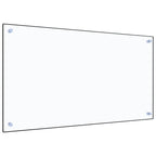 Vidaxl spatscherm keuken 90x50 cm gehard glas transparant