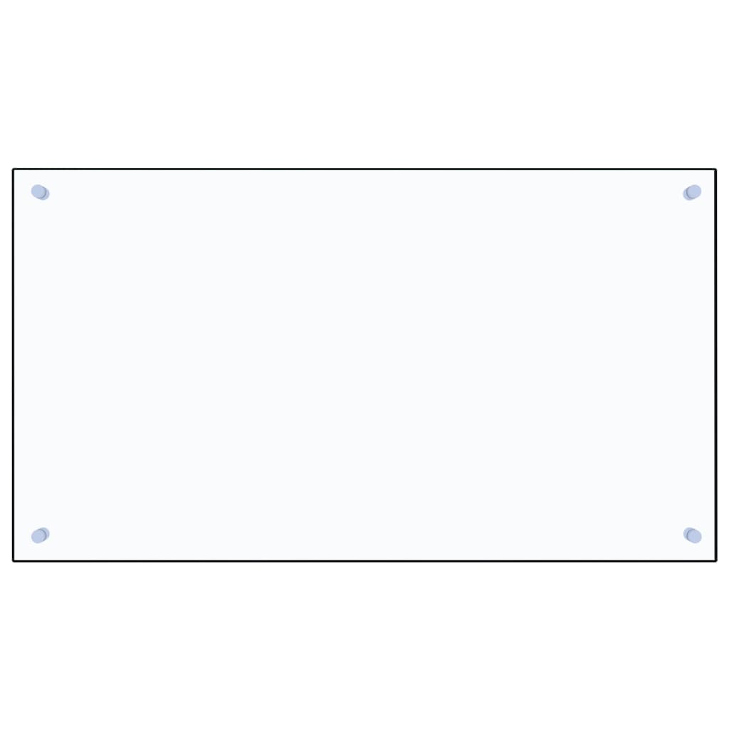 Vidaxl spatscherm keuken 90x50 cm gehard glas transparant