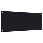 Vidaxl spatscherm keuken 100x40 cm gehard glas zwart