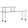 Vidaxl keukenschap 45x16x26 cm gehard glas transparent