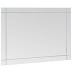 Vidaxl wandspiegel 60x50 cm glas