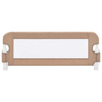 Vidaxl bedhekje peuter 102x42 cm polyester taupe