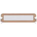 Vidaxl bedhekje peuter 150x42 cm polyester taupe