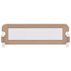 Vidaxl bedhekje peuter 120x42 cm polyester taupe