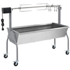 Vidaxl draaispit barbecue met elektrische motor