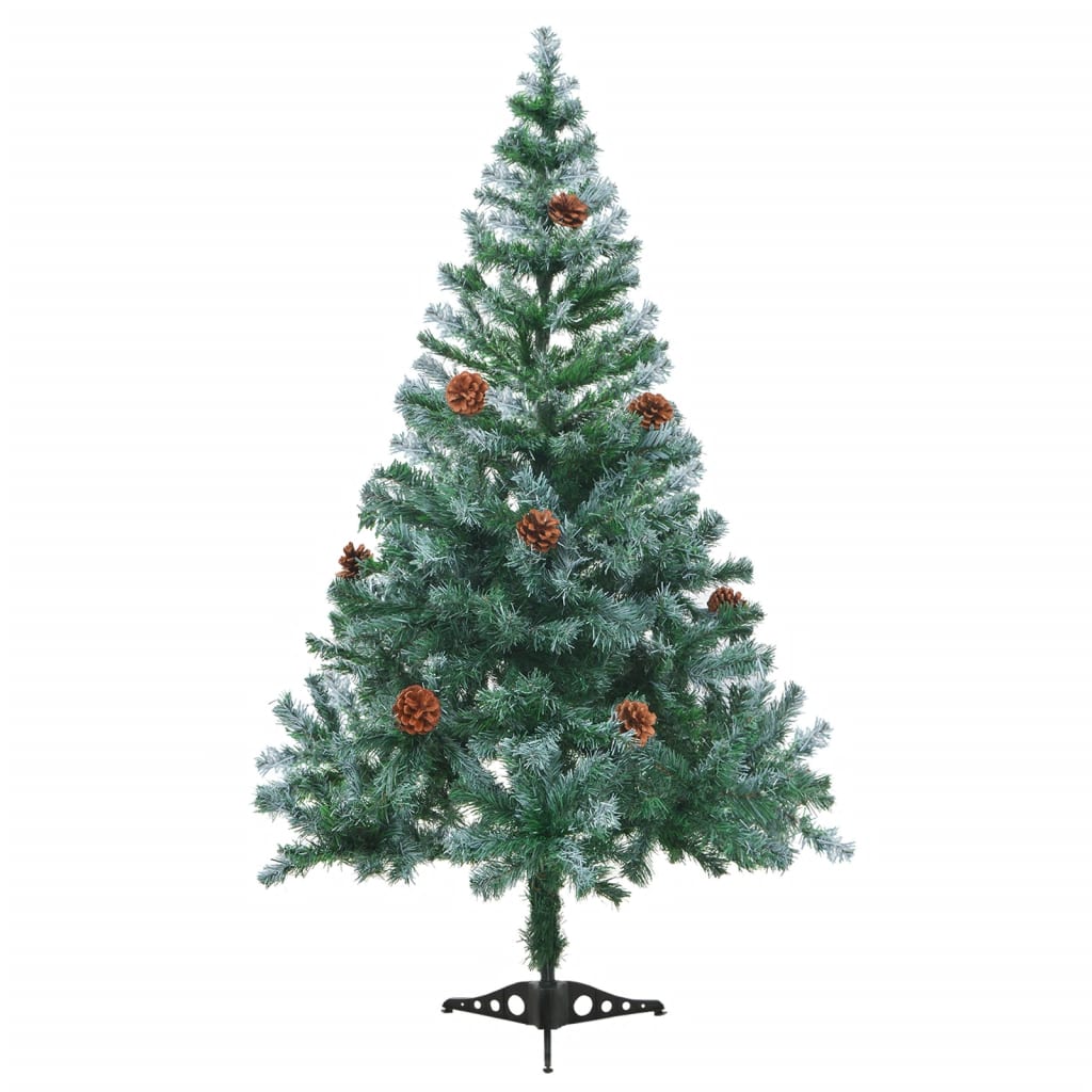 Vidaxl kunstkerstboom met dennenappels 150 cm