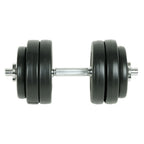 Vidaxl 9-delige halterset 15 kg
