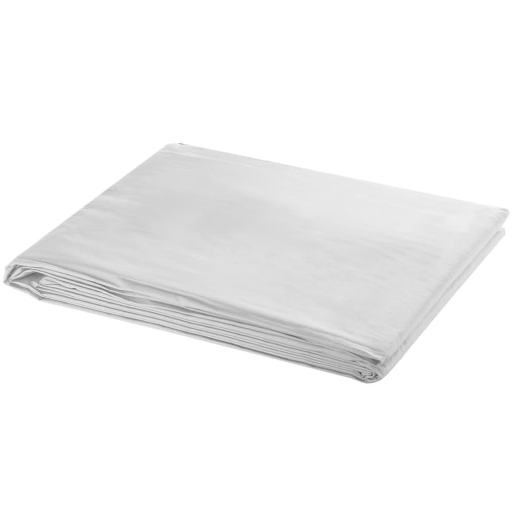 Vidaxl achtergrond zonder standaard 500x300 cm katoen wit