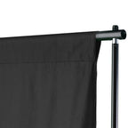 Vidaxl achtergrondsysteem 600x300 cm zwart