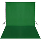 Vidaxl achtergrondsysteem 300x300 cm groen