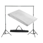 Vidaxl achtergrondsysteem 300x300 cm wit