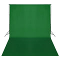 Vidaxl achtergrondsysteem 500x300 cm groen