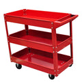 Vidaxl gereedschapswagen 100 kg rood