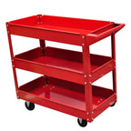 Vidaxl gereedschapswagen 100 kg rood