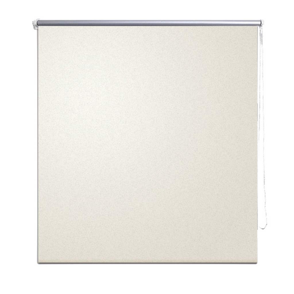 Vidaxl rolgordijn verduisterend 84,4 x 175 cm stofbreedte 80 cm gebroken wit