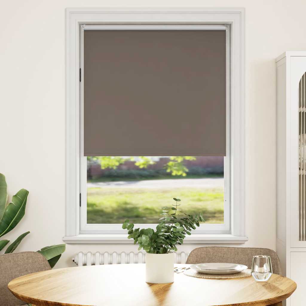 Vidaxl rolgordijn verduisterend 84,4 x 175 cm stofbreedte 80 cm koffiebruin