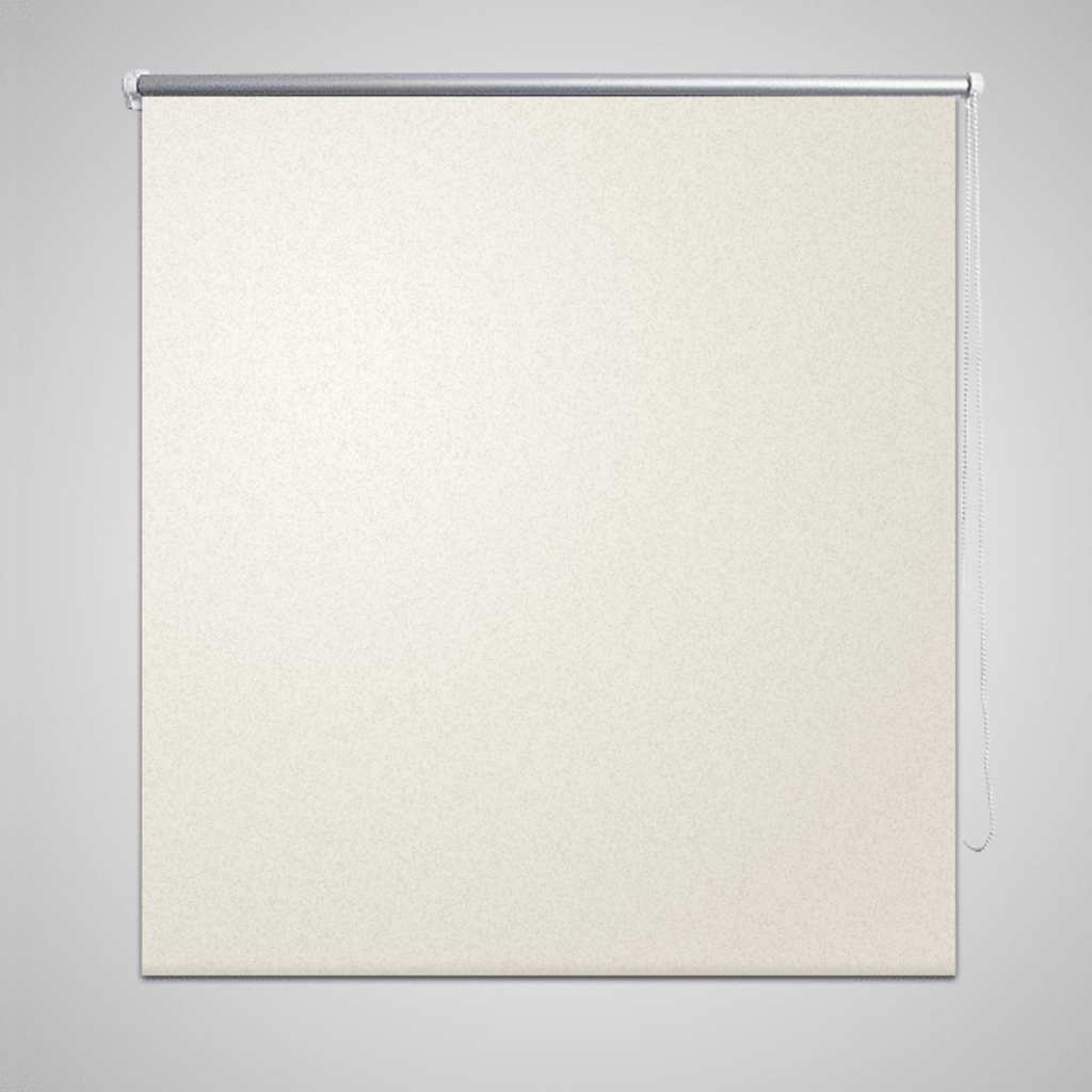 Vidaxl rolgordijn verduisterend 104,4 x 175 cm stofbreedte 100 cm gebroken wit