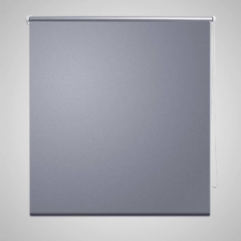 Vidaxl rolgordijn verduisterend 104,4 x 175 cm stofbreedte 100 cm grijs