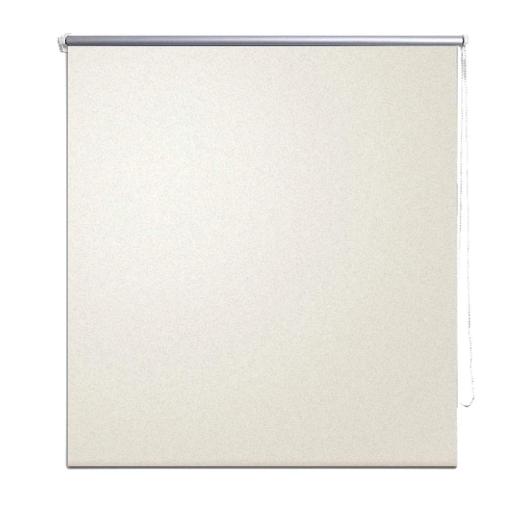 Vidaxl rolgordijn verduisterend 124,4 x 175 cm stofbreedte 120 cm gebroken wit