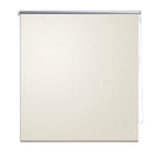 Vidaxl rolgordijn verduisterend 124,4 x 175 cm stofbreedte 120 cm gebroken wit