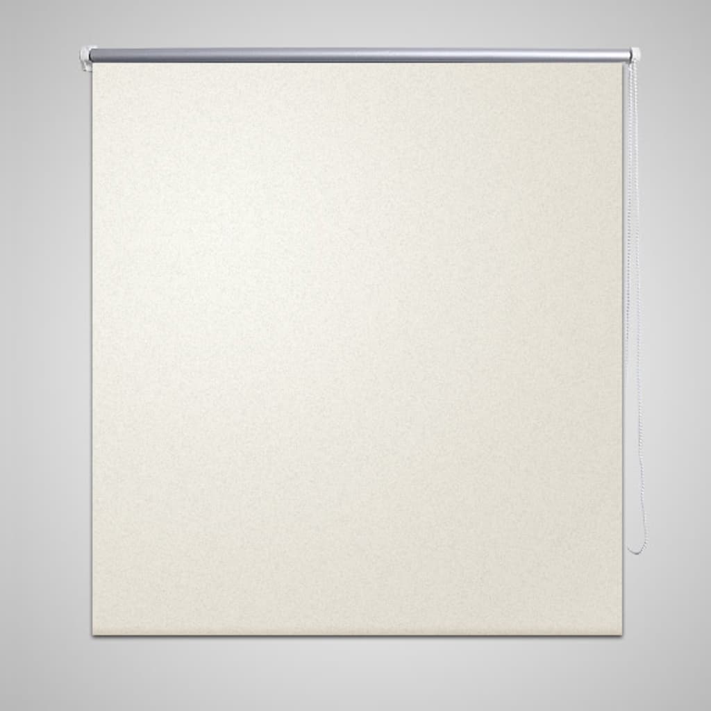 Vidaxl rolgordijn verduisterend 124,4 x 175 cm stofbreedte 120 cm gebroken wit