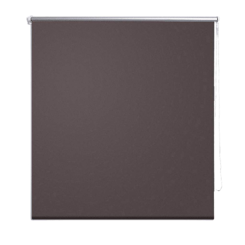 Vidaxl rolgordijn verduisterend 124,4 x 175 cm stofbreedte 120 cm koffiebruin