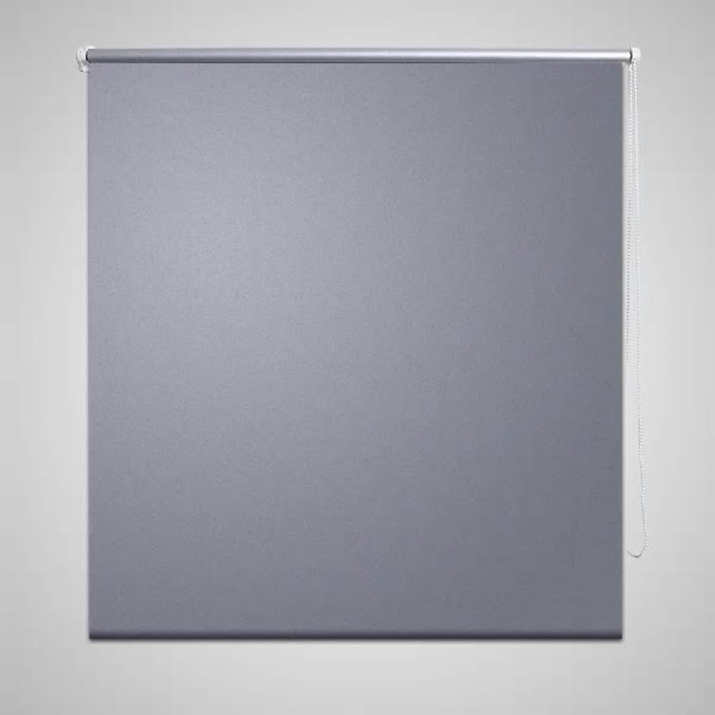 Vidaxl rolgordijn verduisterend 144,4 x 175 cm stofbreedte 140 cm grijs