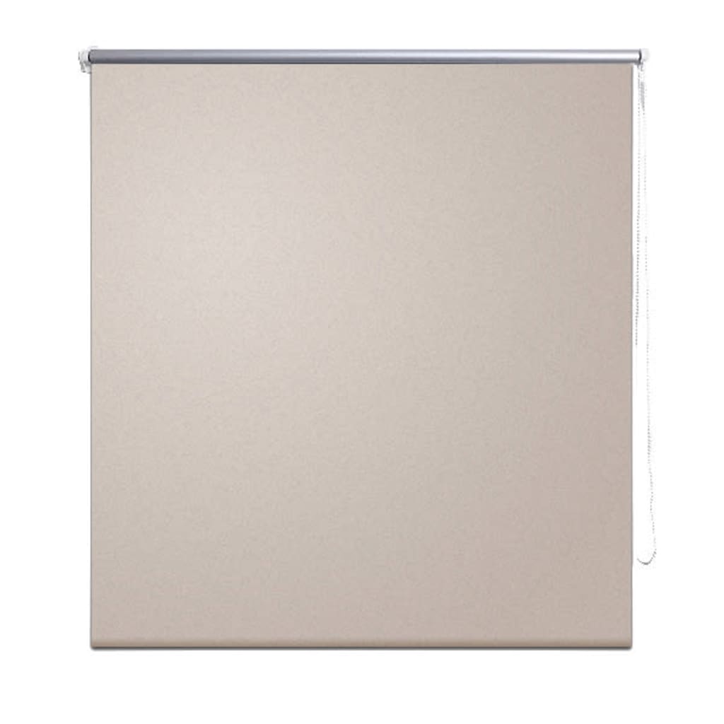 Vidaxl rolgordijn verduisterend 84,4 x 230 cm stofbreedte 80 cm beige