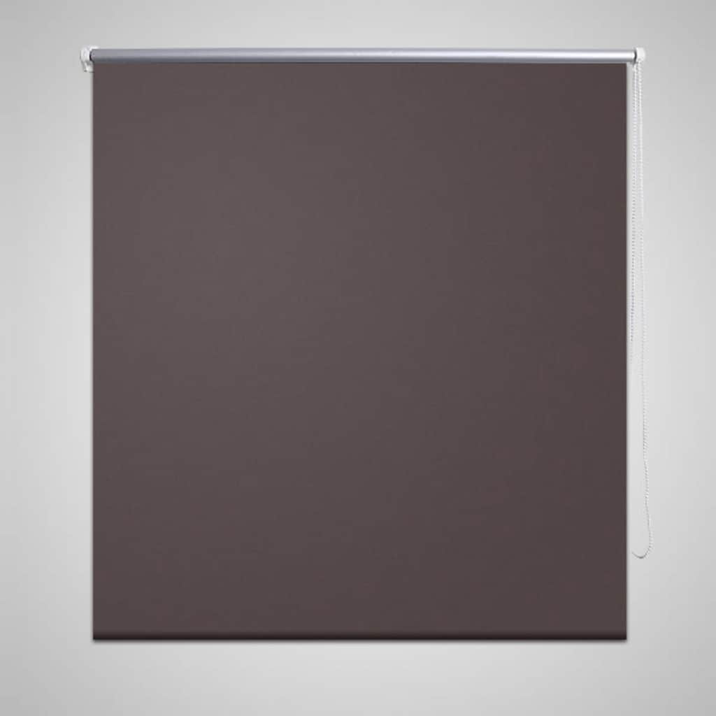 Vidaxl rolgordijn verduisterend 84,4 x 230 cm stofbreedte 80 cm koffiebruin
