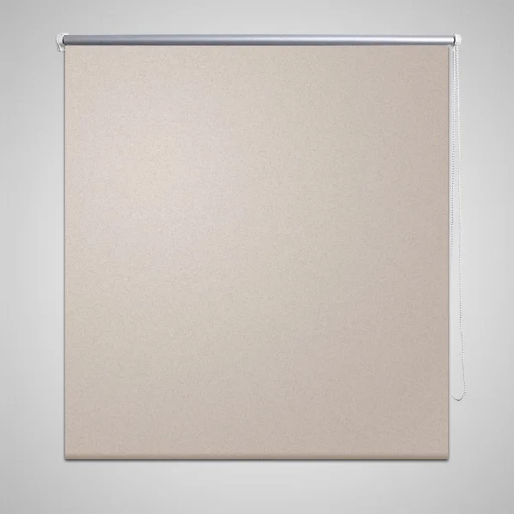 Vidaxl rolgordijn verduisterend 104,4 x 230 cm stofbreedte 100 cm beige