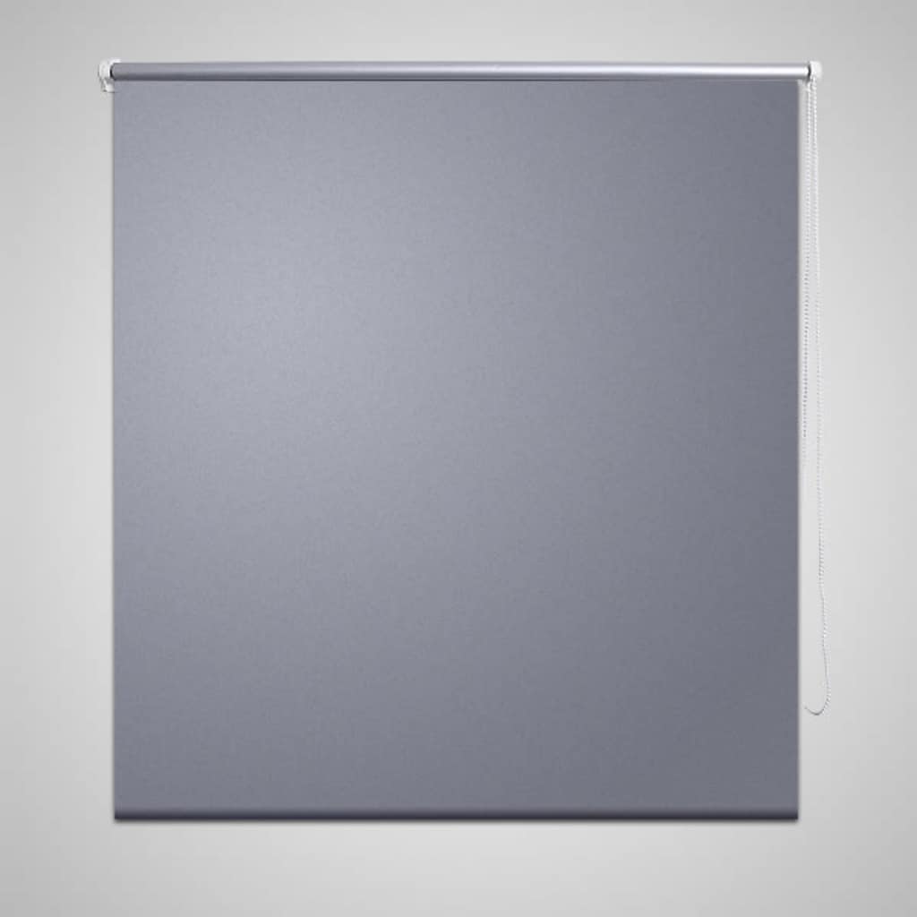 Vidaxl rolgordijn verduisterend 104,4 x 230 cm stofbreedte 100 cm grijs