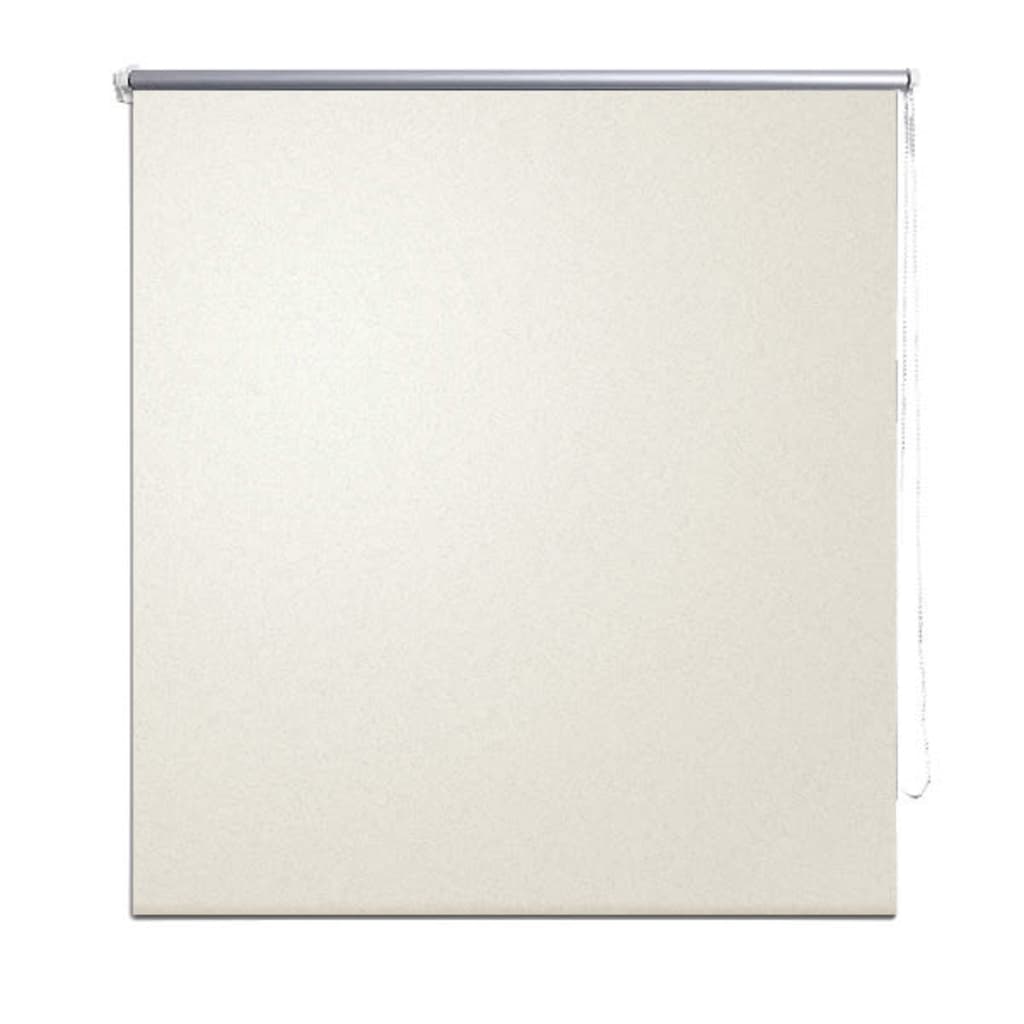 Vidaxl rolgordijn verduisterend 124,4 x 230 cm stofbreedte 120 cm gebroken wit