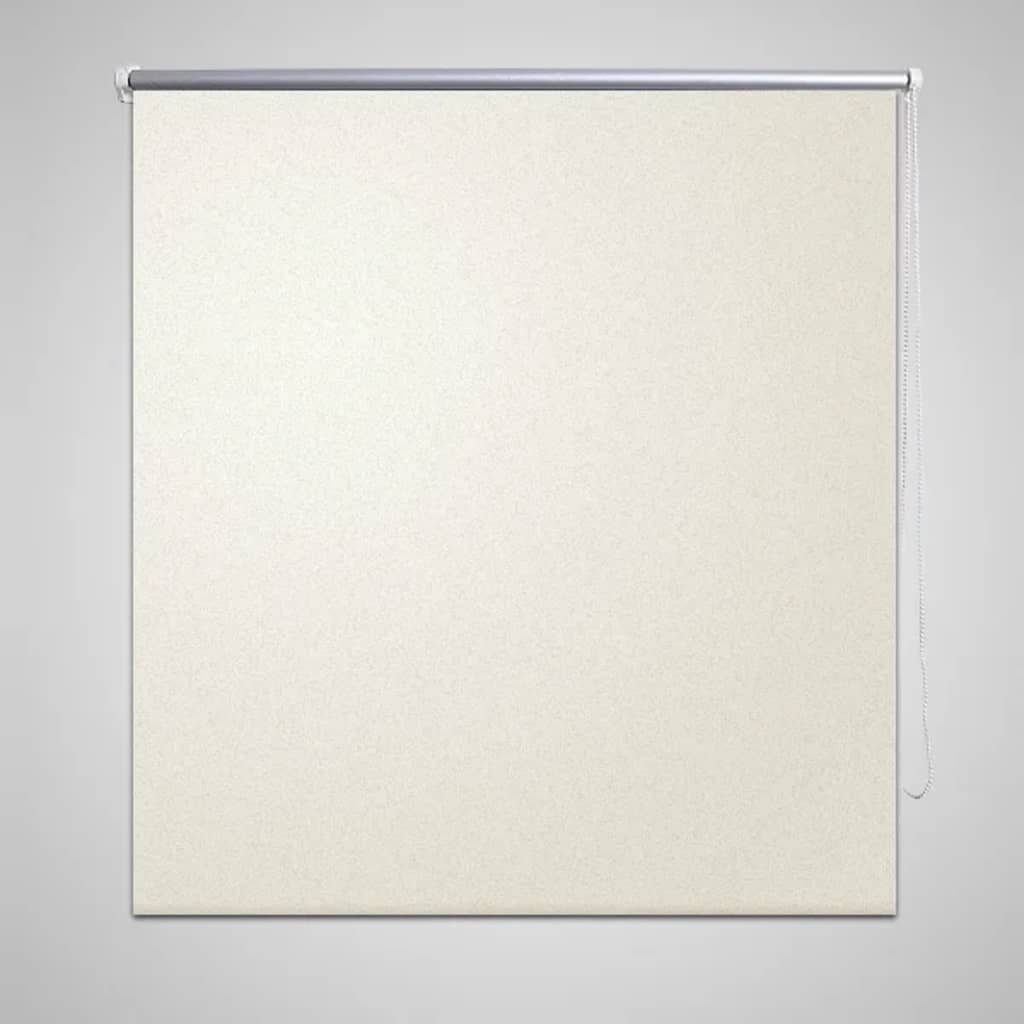Vidaxl rolgordijn verduisterend 124,4 x 230 cm stofbreedte 120 cm gebroken wit