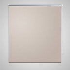 Vidaxl rolgordijn verduisterend 124,4 x 230 cm stofbreedte 120 cm beige