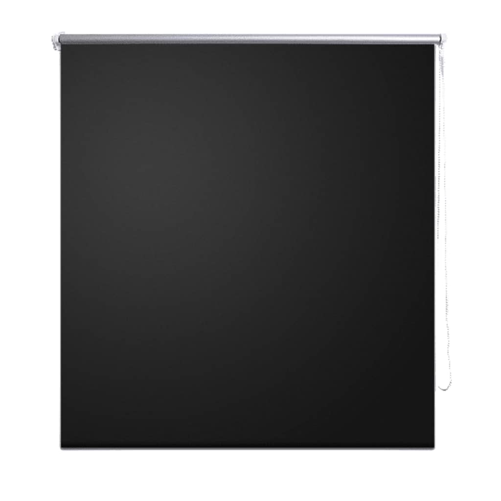 Vidaxl rolgordijn verduisterend 124,4 x 230 cm stofbreedte 120 cm zwart