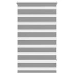 Vidaxl zebra rolgordijn 70,9 x 120 cm stofbreedte 66,7 cm grijs