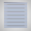Vidaxl zebra rolgordijn 80,9 x 150 cm stofbreedte 76,7 cm wit