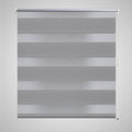 Vidaxl zebra rolgordijn 80,9 x 175 cm stofbreedte 76,7 cm grijs