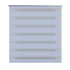 Vidaxl zebra rolgordijn 90,9 x 150 cm stofbreedte 86,7 cm wit