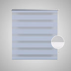 Vidaxl zebra rolgordijn 90,9 x 150 cm stofbreedte 86,7 cm wit