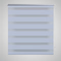 Vidaxl zebra rolgordijn 90,9 x 150 cm stofbreedte 86,7 cm wit