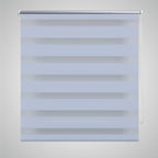 Vidaxl zebra rolgordijn 90,9 x 150 cm stofbreedte 86,7 cm wit