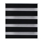 Vidaxl zebra rolgordijn 100,9 x 175 cm stofbreedte 96,7 cm zwart