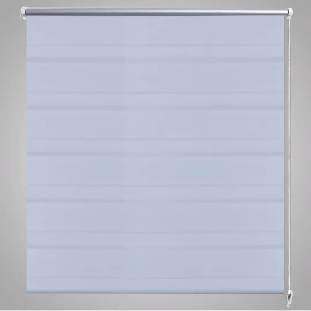 Vidaxl zebra rolgordijn 120,9 x 175 cm stofbreedte 116,7 cm wit