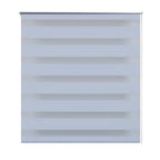 Vidaxl zebra rolgordijn 120,9 x 175 cm stofbreedte 116,7 cm wit