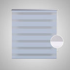 Vidaxl zebra rolgordijn 120,9 x 230 cm stofbreedte 116,7 cm wit