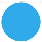 Vidaxl solar zwembadfolie drijvend rond 455 cm pe blauw