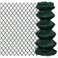 Vidaxl gaashek 0,8x15 m staal groen