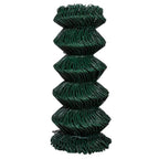 Vidaxl gaashek 0,8x25 m staal groen